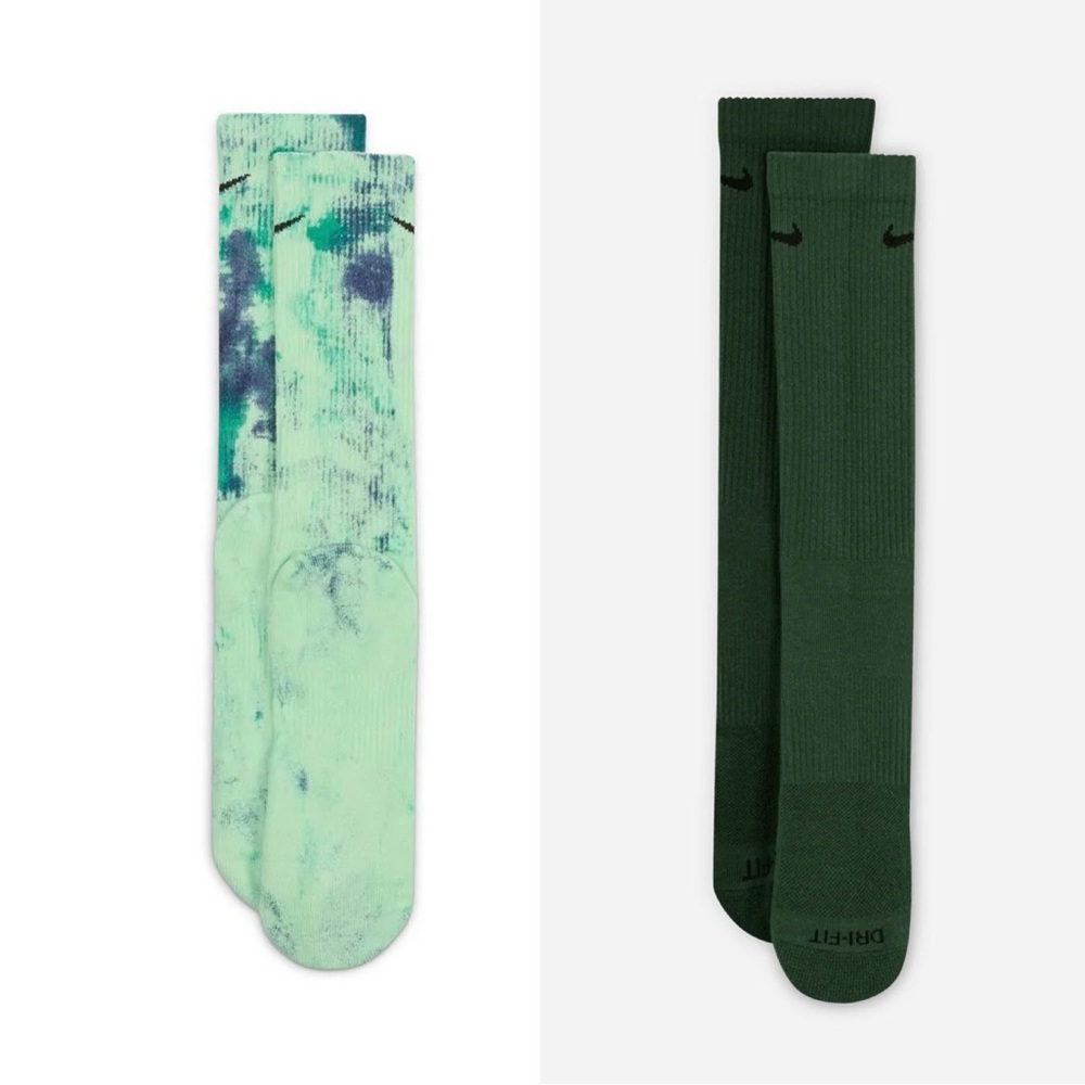 Nike 2 Pack Everyday Plus Cushioned Crew Socks Unisex Size M (W 6-10/M 6-8)